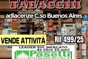 TABACCHERIA di mq 25 adiacente Corso Buenos Aires