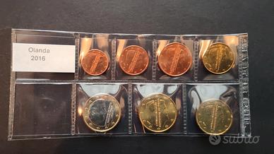 Monete euro Olanda 2016 fior di conio