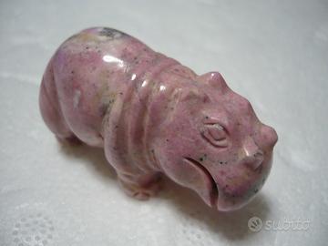 Ippopotamo in Rodonite