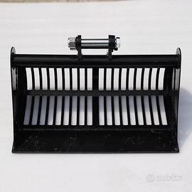 Benna grigliata spietratrice miniescavatore 60 Cm