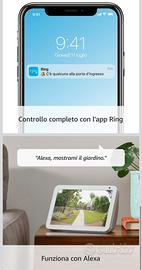 Ring Stick Up Cam Pro Wi-Fi batteria alimentatore
