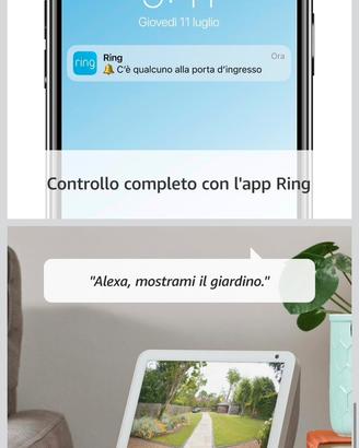 Ring Stick Up Cam Pro Wi-Fi batteria alimentatore