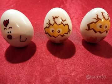 set 3 uova magiche sempre in piedi