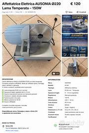 Affetatrice lama 220