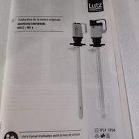 Pompa di trasferimento liquidi e acidi