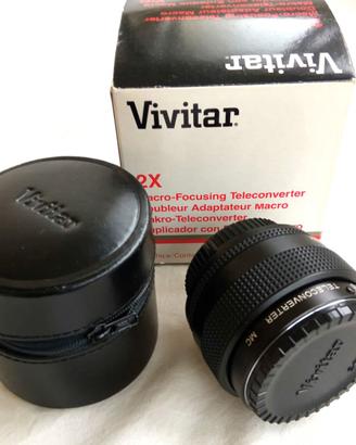 VIVITAR 2X Macro Focusing Tele Converter MC