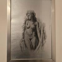 Quadro donna nuda