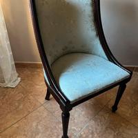 POLTRONA IN “MOGANO “/ “ VINTAGE “