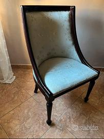 POLTRONA IN “MOGANO “/ “ VINTAGE “