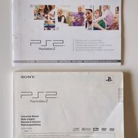 Manuale e cartoline di registrazione PS2