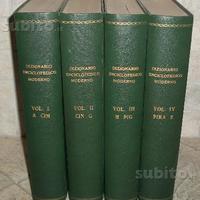 Dizionario Enc. Moderno 1938, 4 volumi