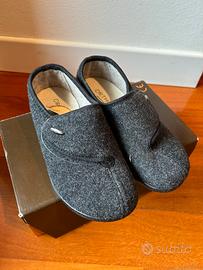 Ciabatte pantafole chiuse feltro lana donna 37