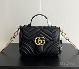 Borsa a mano Gucci GG Marmont mini da donna