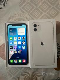 iPhone 11 Bianco – 128GB, batteria 100%!