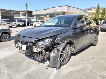 Peugeot 208 1.2 Benzina 100cv 2020 SINISTRATA
