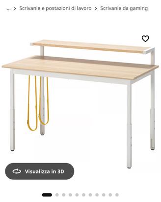 Scrivania ikea da gaming