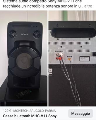 Cassa audio Sony