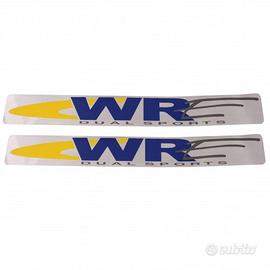 Coppia adesivi forcellone Husqvarna WRE 125 anno 2