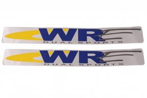 Coppia adesivi forcellone Husqvarna WRE 125 anno 2