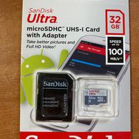 Scheda Micro SD 32GB Sandisk