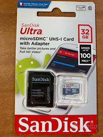 Scheda Micro SD 32GB Sandisk