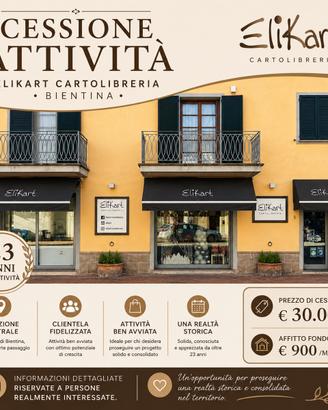 attivita di Cartolibreria consolidata