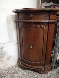 angoliera vintage in legno