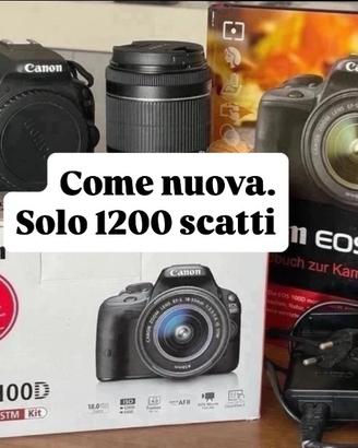 Canon 100d + obbiettivo (pari al nuovo)