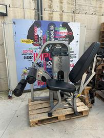 Nautilus leg curl ,leg extension e tricipiti