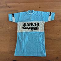 maglia ciclismo vintage bianchi campagnolo 