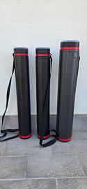 3 Tubi Portadisegni Telescopici  65cm