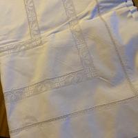 Pregevole e prezioso lenzuolo in lino fatto a mano