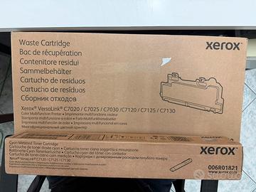 Vaschetta toner + Toner cyan Xerox