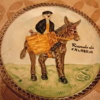 piatti decorativi in ceramica, dipinta a mano