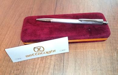 Penna Settelaghi in argento. Da collezione. Nuova