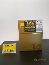 NUOVO ULTIMO PEZZO NIKON AF 14mm f/2.8D ED Nikkor