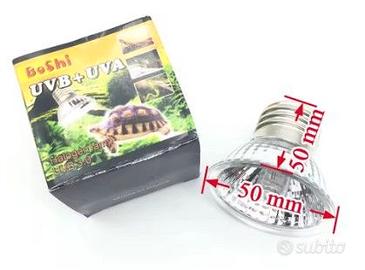 5 lampadine  per rettili 25 w UVA + UV