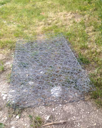 Gabbione metallico 1 x 1 x 1,5 m fioriera frane