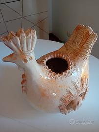 Pavoncella in ceramica