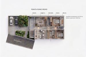 piano primo semi indipendente con giardino privat