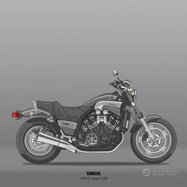 Yamaha v-max 1200 - vintage 1999