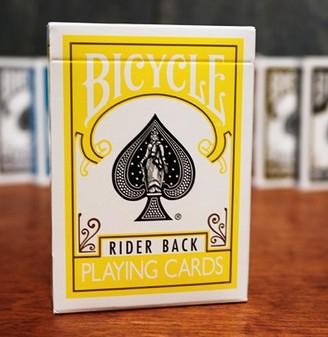 Mazzo di Carte Bicycle Giallo da Gioco Poker Magia