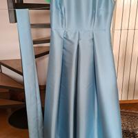 abito cerimonia in cady. MUSANI Couture.