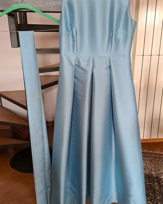 abito cerimonia in cady. MUSANI Couture.