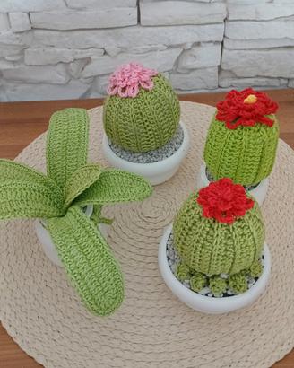 Cactus realizzato a mano
