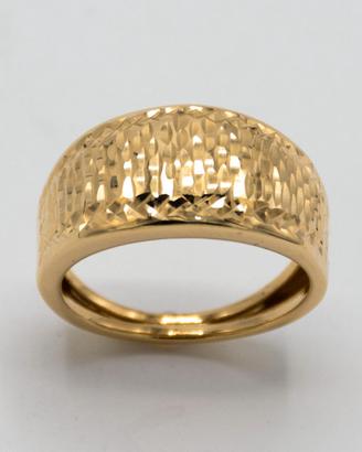 ANELLO ORO GIALLO 18 KT A FASCIA18 KT E.567