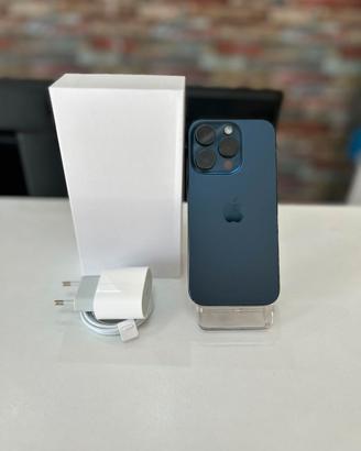 IPHONE 15 PRO 128GB BLUE -BATTERIA 100% E GARANZIA