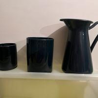 3 vasi blu Ikea da arredamento