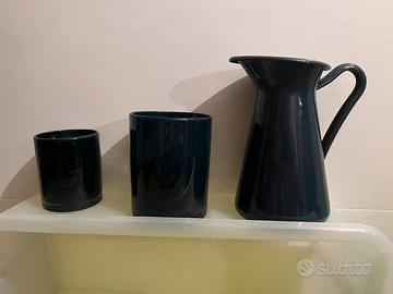 3 vasi blu Ikea da arredamento