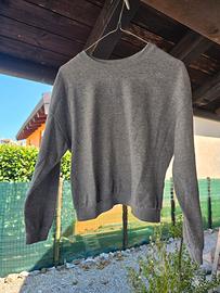 Maglietta Terranova Grigia Felpata XS